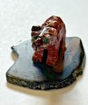 Hand-Carved Soapstone Bear Figurine from Peru
