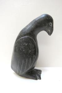 Inuit Bird Soapstone Carving Figurine
