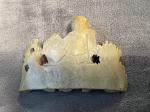 Smiling Buddha Soapstone Carving - Vintage Style