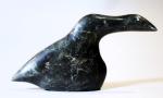 Inuit Soapstone Goose Carving Taking Flight