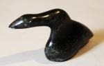 Inuit Soapstone Goose Carving Taking Flight