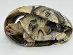 Soapstone Turtle Tortoise Sculpture – Handcrafted Art
