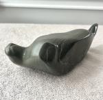 Inuit Soapstone Seal Sculpture - 7” Green