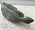 Inuit Soapstone Seal Sculpture - 7” Green