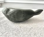 Inuit Soapstone Seal Sculpture - 7” Green