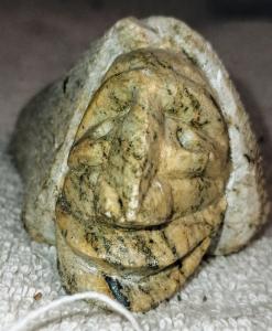 Six Nations Soapstone False Face Carving