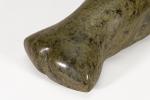 Inuit Whale Green Soapstone Sculpture - Hand-Carved