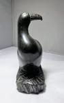 Vintage Inuit Soapstone Bird Carving 6¼