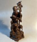 Hand Carved 6" Vintage Chinese Soapstone Figurine