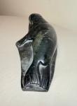 Vintage Large Soapstone Walrus Sculpture from Canada