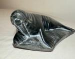 Vintage Large Soapstone Walrus Sculpture from Canada