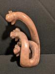 Giraffe Family Soapstone Sculpture from Kenya