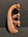 Giraffe Family Soapstone Sculpture from Kenya