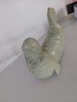Eskimo Soapstone Walrus Sculpture by R. Ulayuk