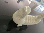 Eskimo Soapstone Walrus Sculpture by R. Ulayuk
