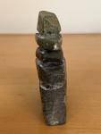 Inuit Soapstone Inukshuk Sculpture 3.5”