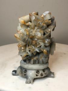 Chinese Soapstone Bird Sculpture - Vintage Design