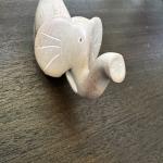 Hand-Carved Soapstone Elephant Figurine - Lucky Trunk Up