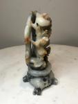 Chinese Soapstone Bird Sculpture - Vintage Design