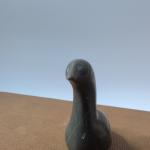 Green Soapstone Loon Carving by Belcher