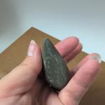 Green Soapstone Loon Carving by Belcher