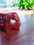 Hand-Carved Red Soapstone Elephant Figurine 3