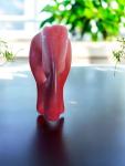 Hand-Carved Red Soapstone Elephant Figurine 3