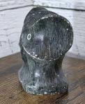 Inuit Soapstone Carved Owl by Toyago