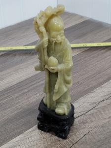 Vintage Chinese Soapstone Shou Lau Figure