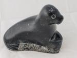 Inuit Soapstone Carving Seal Figure 5.5