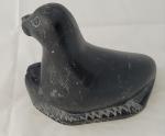 Inuit Soapstone Carving Seal Figure 5.5