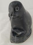 Inuit Soapstone Carving Seal Figure 5.5