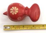 Soapstone Hippo Figurine with Floral Design