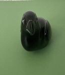 Hand Carved Black Soapstone Canadian Puffin Figurine