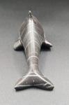 Vintage Inuit Whale Soapstone Carving, 6 inches
