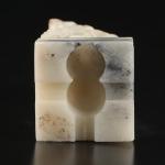 Carved Soapstone Shou Lao Figure with Peach