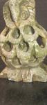 Owl, Penguin & Fish Soapstone Animal Carvings