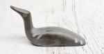 Inuit Loon Bird Soapstone Carving Sculpture