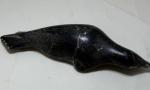 Large Vintage Inuit Soapstone Seal Carving