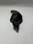 Large Vintage Inuit Soapstone Seal Carving