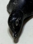 Large Vintage Inuit Soapstone Seal Carving