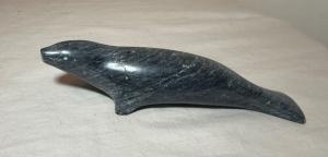 Antique Soapstone Seal Carving by Tom Mayac