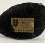Mini Mini Soapstone Carved Wolf Seal Sculpture
