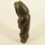 Inuit Fisherman Soapstone Sculpture by Unknown Artist