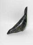 Inuit Carved Green Soapstone Seal Figurine