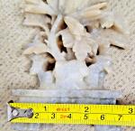 Vintage Chinese Floral Soapstone Hand-Carved Sculpture