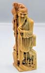 Antique Soapstone Immortal Carving - Quality Design!