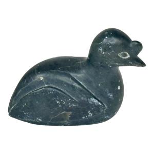 Vintage 1977 Inuit Soapstone Bird Sculpture
