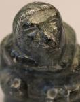 Inuit Soapstone Carving of a Man, Signed