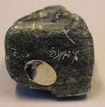 Inuit Soapstone Carving of a Man, Signed